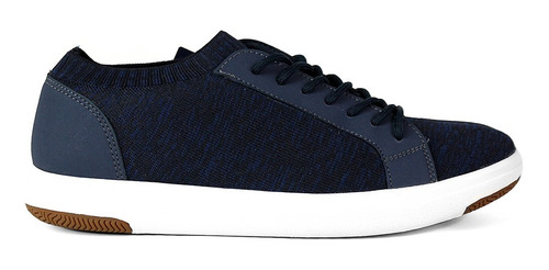 Tenis Caballero Dockers Casual Con Agujeta Azul Marino Texti