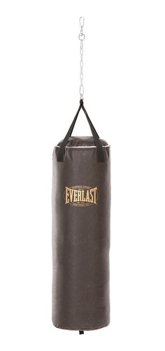 Saco De Boxeo Everlast Vintage Café 120 Cm.