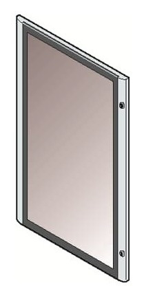 Abb Paquete Gabinete Gemini Tamaño 5 C/puerta Y Platina