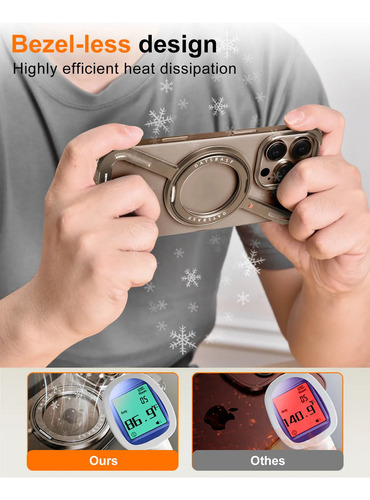 Funda Metálica Sin Marco Z Para iPhone 13/14/15/16 Pro