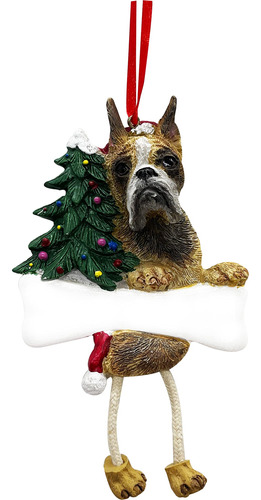 Boxer Dangling/wobbly - Figura Decorativa De Navidad