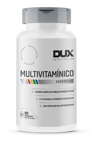 Multivitamínico 90 Cápsulas Dux Nutrition Melhor Que Centrum