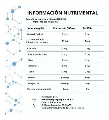 Shilajit Y Tongkat Ali Maximo Enfoque Y Energia 90u Magnium
