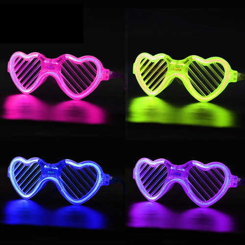Nuevas Gafas De Sol Luminous Glasses Eyewear En Forma De Cor