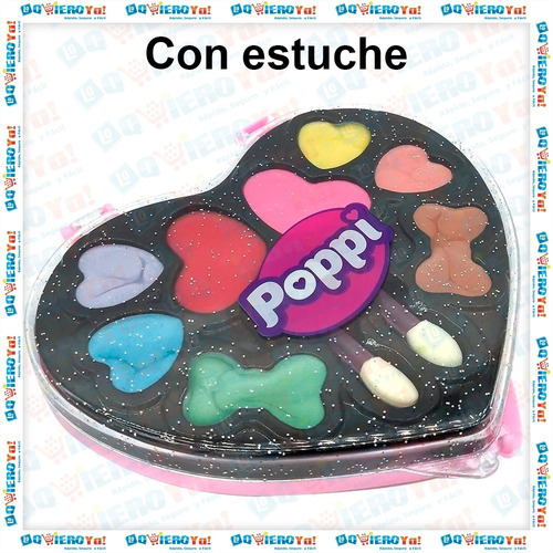 Imagen 5 de 9 de Mi Primer Set Maquillaje Poppi Corazón + Set Cabello Fashion