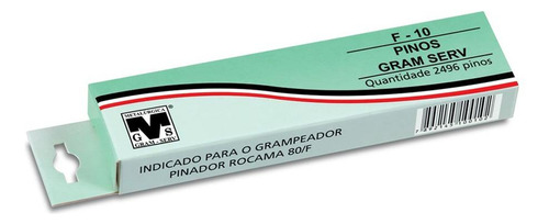 Pino Pinador F10mm Rocama 2496pecas  77