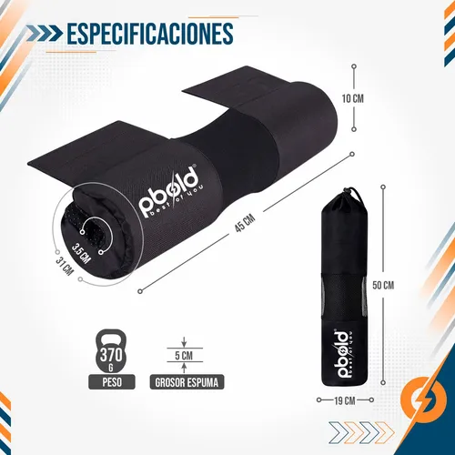 Almohadilla Para Barra De Gimnasio Protector Espuma Pbold