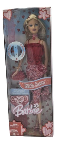 Barbie With Love Valentines 2005 Antiga 80 90 