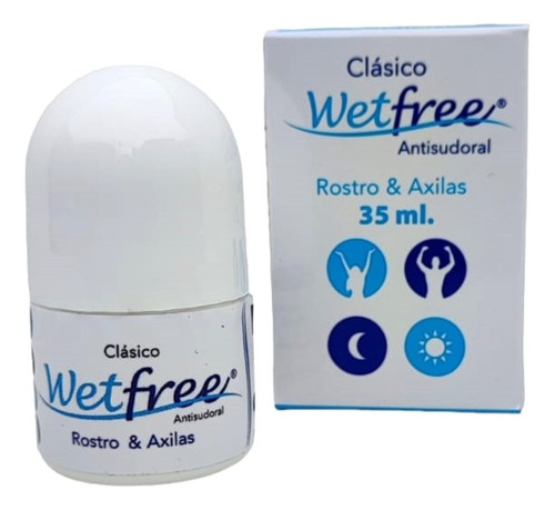 Desodorante Antitranspirante Wetfree Clásico 35ml Roll-on