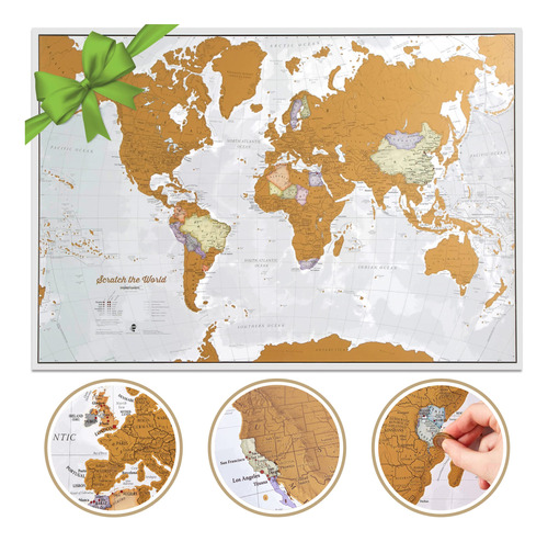 Mapa Scratch The World Para Raspar Los Lugares A Los Que Has