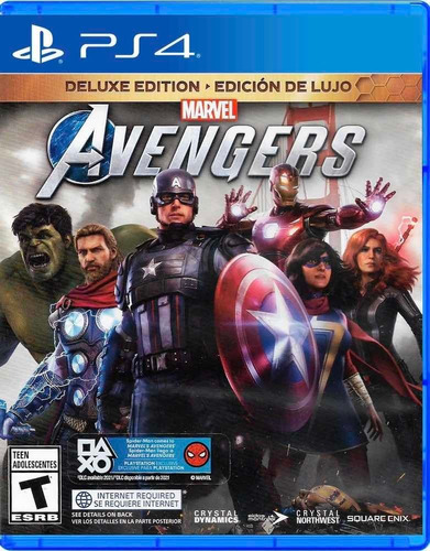 Avengers Marvel Deluxe Edition Ps4 Nuevo Sellado Fisico//