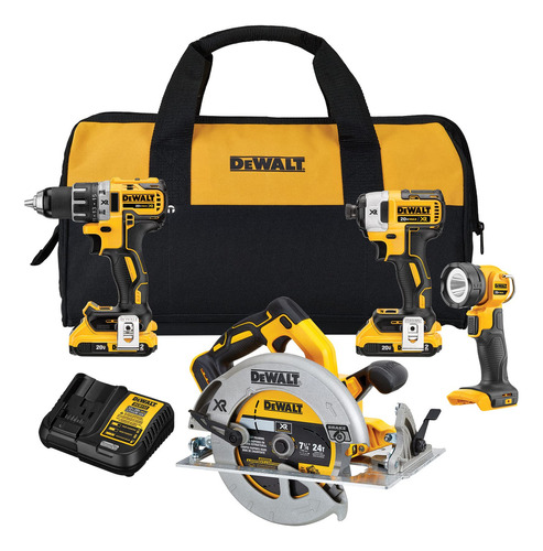 Dewalt Dck483d2 20v Max Xr Juego Combinado De Herramientas .