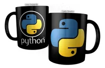 Comprar Caneca Python Preta Dev Linguagem Programação Ti
