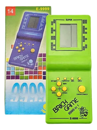 Vídeo Game De Bolso Tipo Gameboy 9999 Jogos Retrô Brick Game