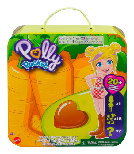 Polly Pocket Paquete De Modas Secretas Verduras