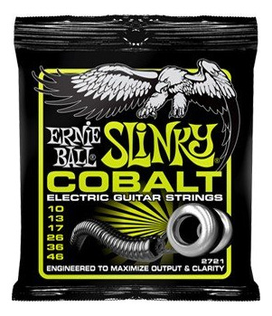 Ernie Ball Sy Color Cobalto Regular Amarillo