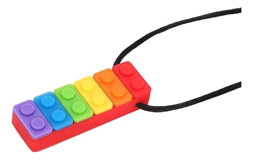 Collar Masticar 5 Piezas Rojo Bebé Silicona Mordedor