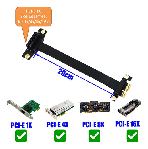 Tarjeta Elevadora Pci-e Pci Riser Tarjeta Elevadora Pci-e Ex