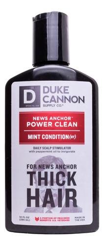 Duke Cannon News Anchor Power Clean - Champú Y Acondiciona.