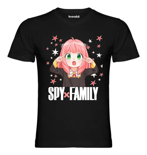 Polera Estampada En Dtf Spy X Family Senshi Cod 004