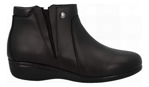 Botin Moda 64451pv Suela Talon Confort Tobillo Elastico