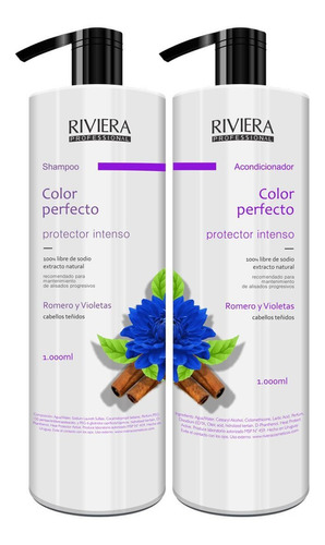 Shampoo + Acondicionador Cabellos Teñidos Riviera