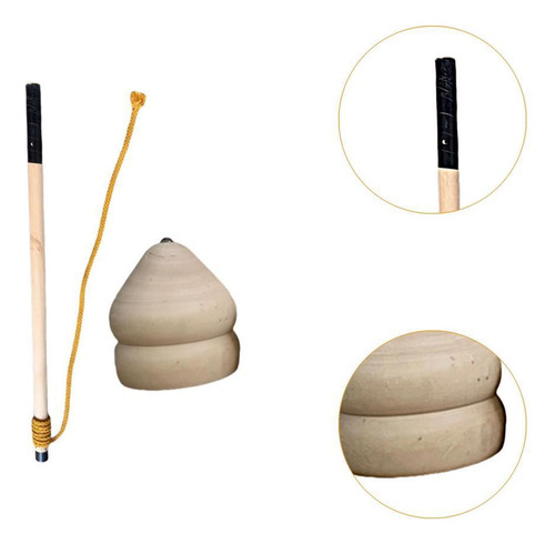 Trompos De Madera Clásicos Con Punta Resistente Y Varillas