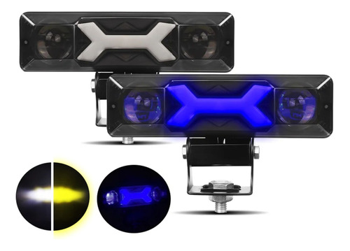 Par Exploradoras Led 4 Funciones 20.000 Lumens Carro Moto