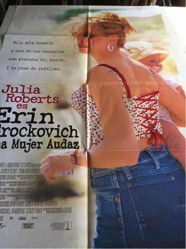 Poster Erin Brockovich  --julia Roberts Original