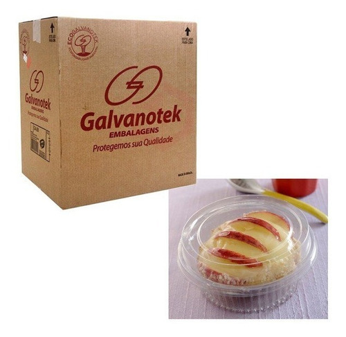 Embalagem G-640 Redondo 170ml Galvanotek 300un Bolo No Pote