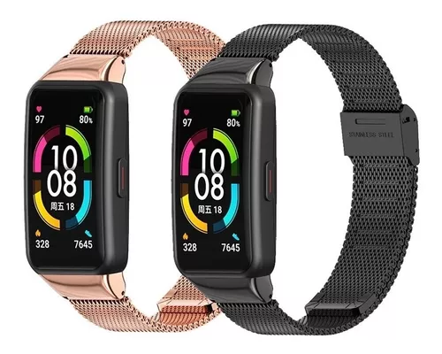 Bandas de nailon compatibles con Huawei Band 6/Honor Band 6 Band, correa  ajustable de nailon trenzado deportivo solo para Huawei Band 6/Honor Band 6  para mujeres y hombres (J) : Precio Guatemala