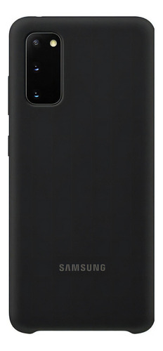 Capa Samsung Silicone Cover Galaxy S20 6.2 Pol G980 Preto