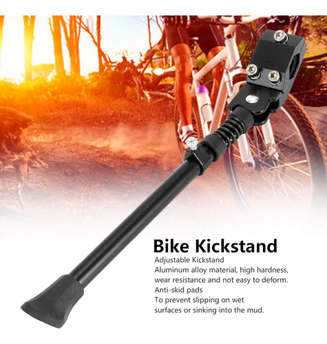 Ajustable Bicicleta Patas De Cabra Soporte Rueda Trasera