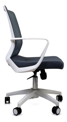 I Seating Silla Oficina Ejecutiva Reclinable Blanca Civita B Color Blanco Material Del Tapizado Algodón