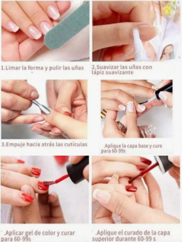 6 Colores Gel Solido En Crema Semipermanente Esmalte De Uñas Mix 2