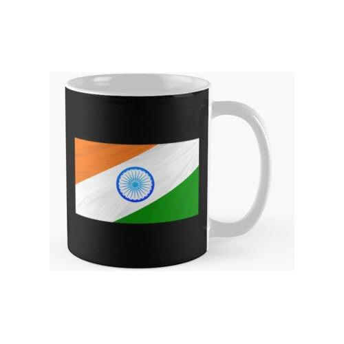 Taza Bandera De India - Hiperrealista Calidad Premium