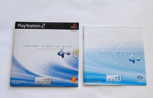 Online Start Up Disc 4.0 Broadband Only Ps2