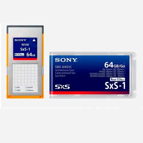 MEM SONY 64GB SXS SERIE C PACK COM 2