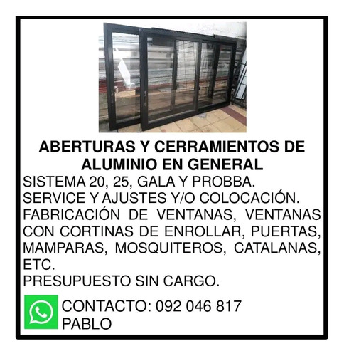 Reparaciones Y Service En Carpintería De Aluminio 