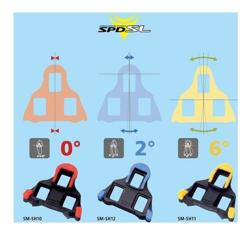Imagen 2 de 6 de Calas Chocles Para Bicicleta Ruta Shimano Sm-sh11 Original