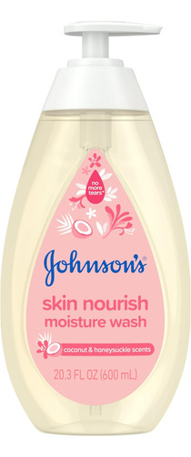 Johnson's Skin Nourish Moisture Wash, Jabón Para Bebés Con A