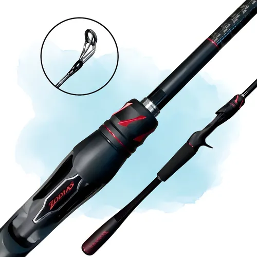 Caña Shimano para carrete Zodias 662, 1,98 m, 8-16 libras, 2 piezas