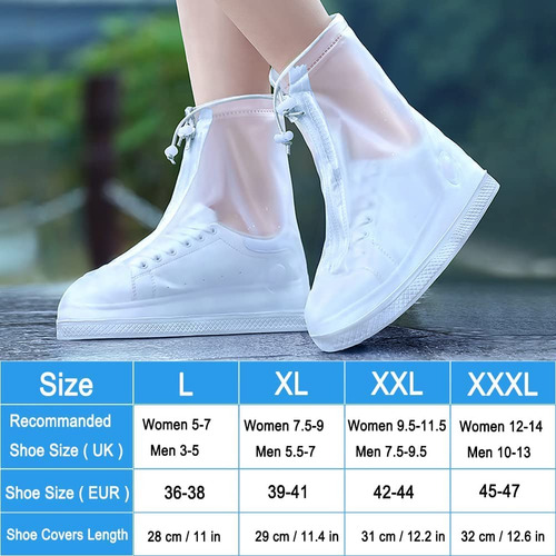Botas De Lluvia, Cubrezapatos Reutilizables Impermeables Y