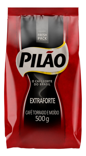 Café Torrado e Moído Extraforte Pilão Pacote Fresh Pack 500g