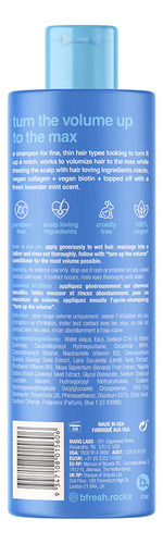 B.fresh Shampoo Voluminizador Aumenta Volumen-menta Lavanda