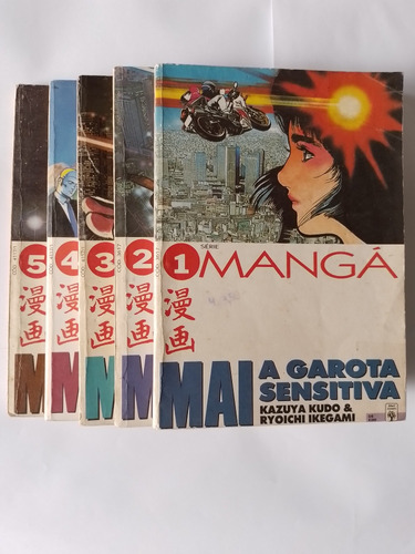 Manga Mai A Garota Sensitiva Kit Com Volumes 1 A 5 Clássico 
