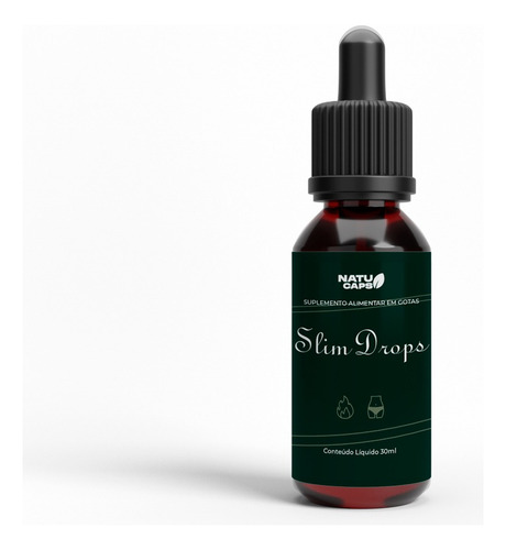 1 Un De Slim Drops - 30ml - Detox Natural Ultra Potente Sem Sabor