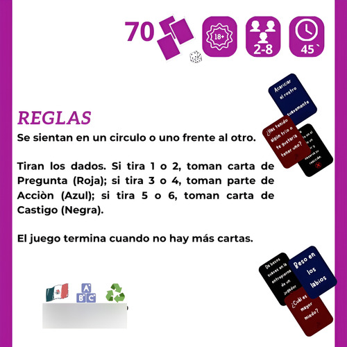 Juego De Cartas Para Adultos - Acércate En Español Parejas