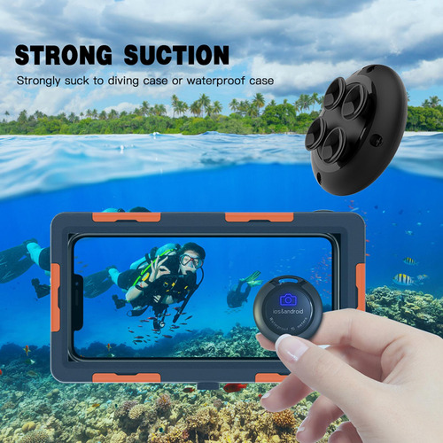Botón De Control Remoto Bluetooth Resistente Al Agua,