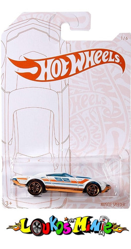 Hot Wheels Muscle Speeder 2020 Pearl And Chrome 1/6 Lacrado